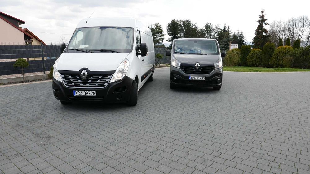 Wynajem aut dostawczych, wypożyczalnia samochodów Master, Trafic