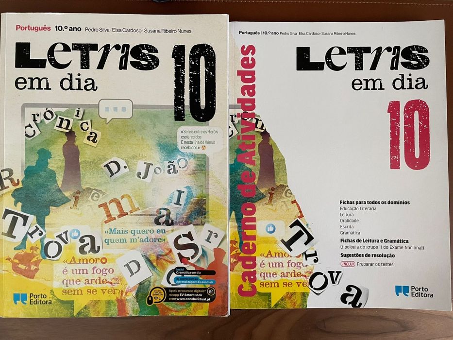 Livro Português 10°Ano - Porto Editora + Caderno de Atividades