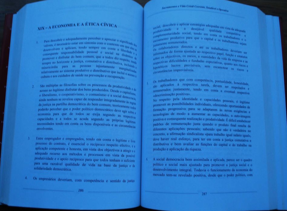 Sacramentos e Vida Cristã Coerente Saudável e Operativa