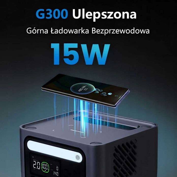 Зарядна портативна станція типу EcoFlow станция 300 Вт Павербанк