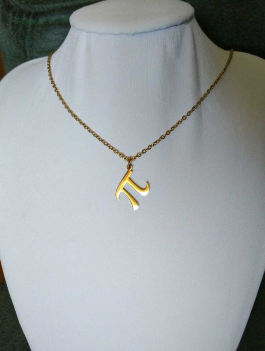 Colar Aço Dourado c/ PI NOVO  -   SALDO
