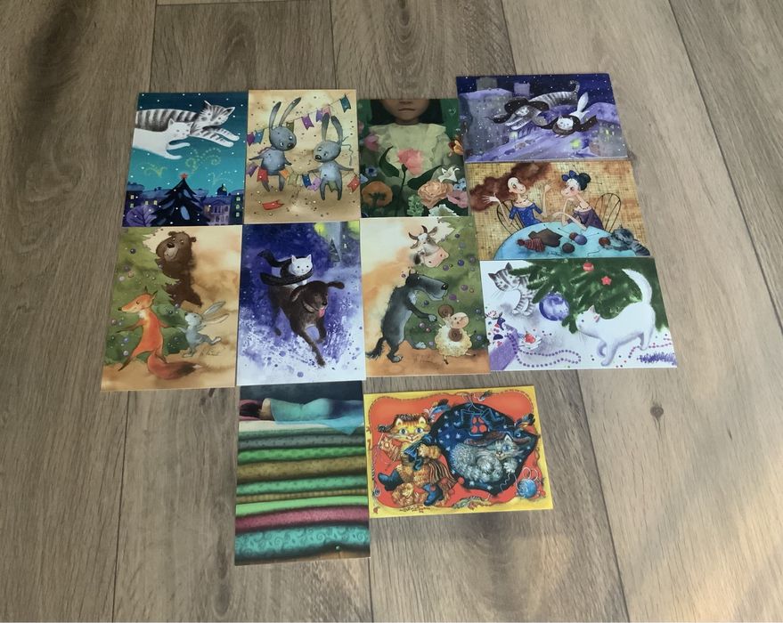 Открытки листівки худ Фадеева Кирдий Мельниченко