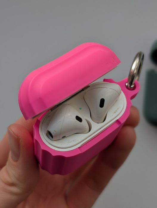 Apple AirPods 2 (оригінал) + 2 чохла