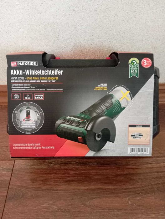 Акумуляторна Болгарка  PARKSIDE PWSA 12  В1
