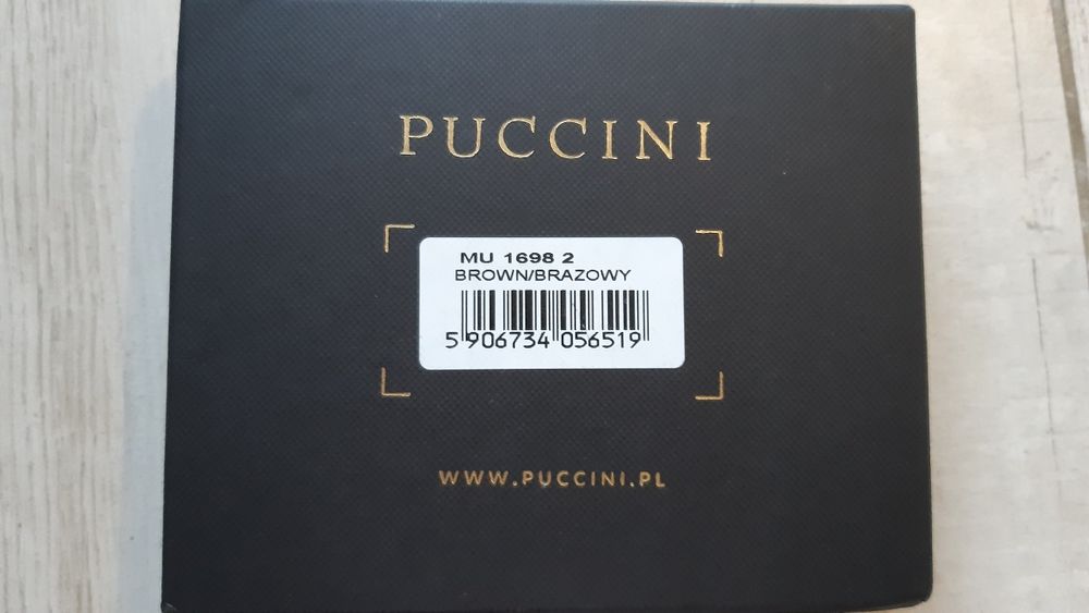 Portfel męski Puccini MU 1698 2 brązowy
