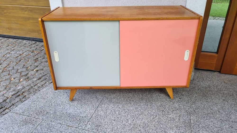 Komoda Vintage Design PRL U-452 Jiroutek Interier Praha Czechosłowacja