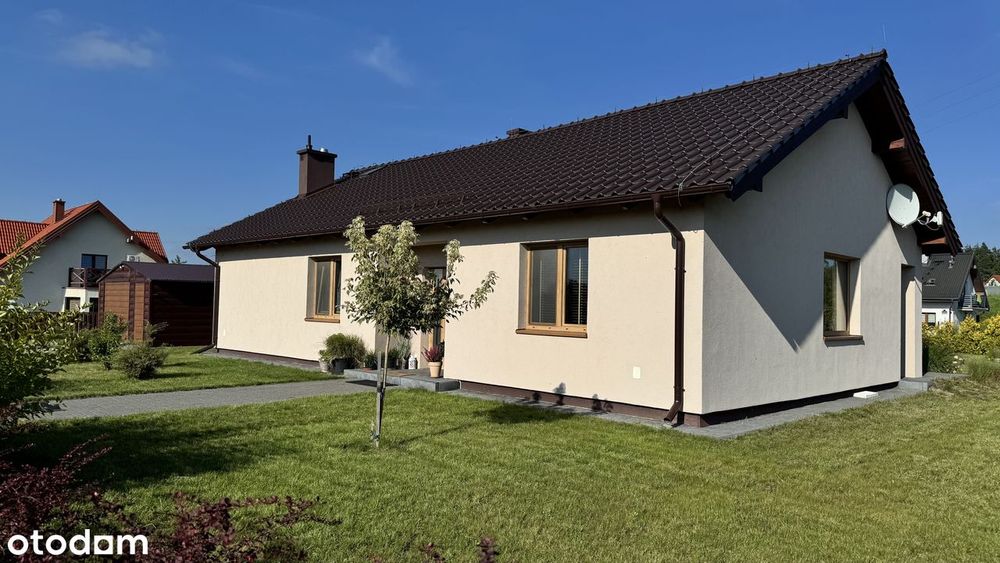Kompaktowy dom parterowy z dużą działką 1340 m² | 94 m² | Marcinkowo