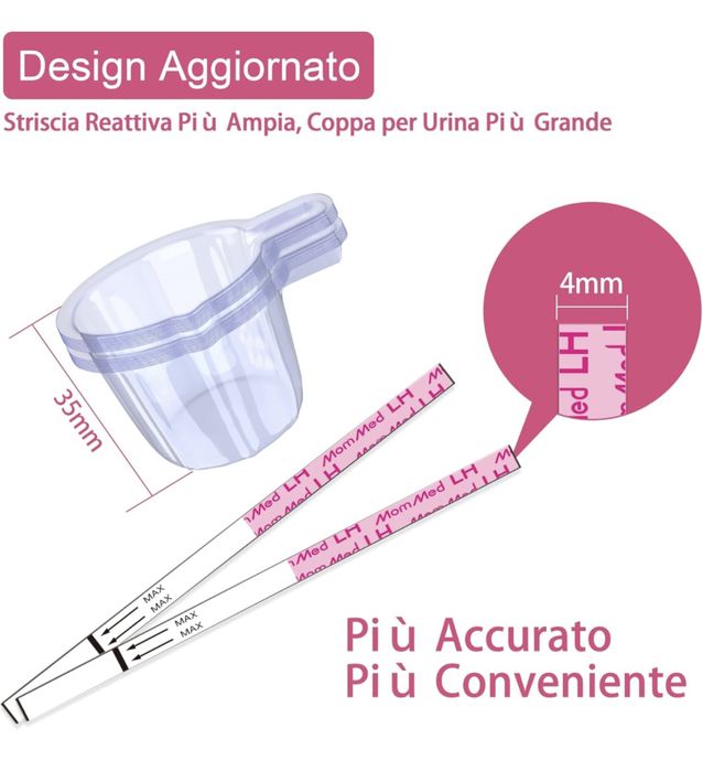 Teste de Ovulação/Fertilidade + copo | COM APP! | MomMed