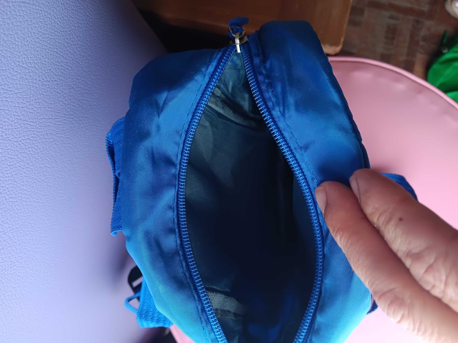 Mini mochila Dino Azul ou verde