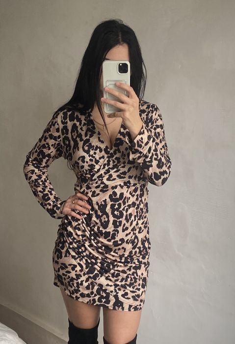 Леопард сукня ( Нова )