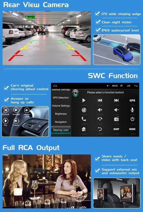 Rádio android 13 Volkswagen Passat B8 2Din 2/32 gps wifi Carplay NOVO