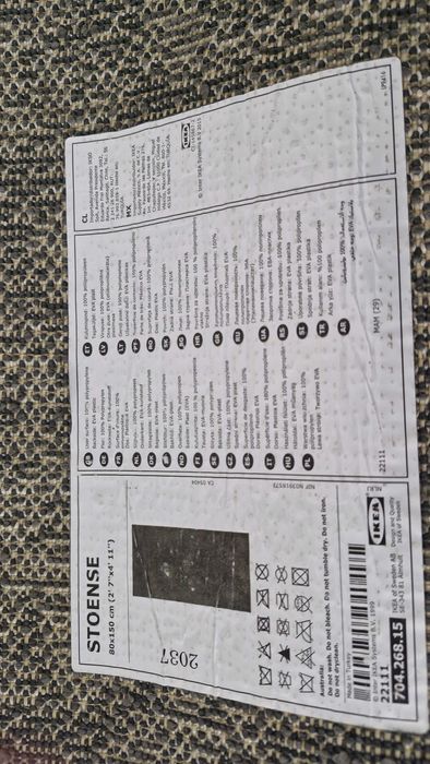 Conjunto de 3 tapetes