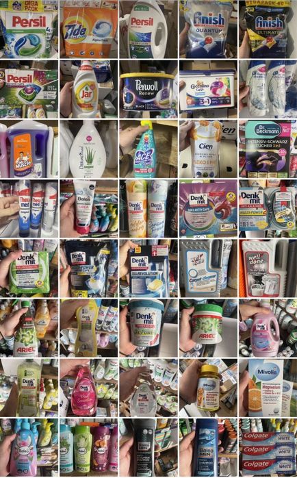 Побутова хімія, порошок, шампунь, бальзам, ополіскувач, бытовая химия