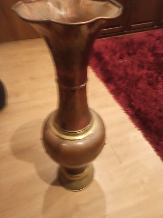 Vaso em cobre e latão