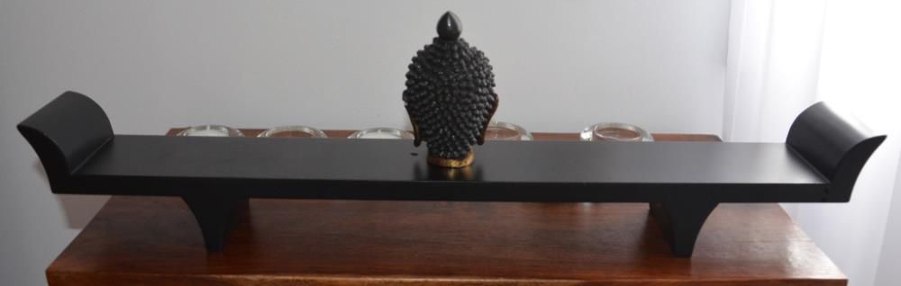 Base para 6 teelights com Busto de Buda