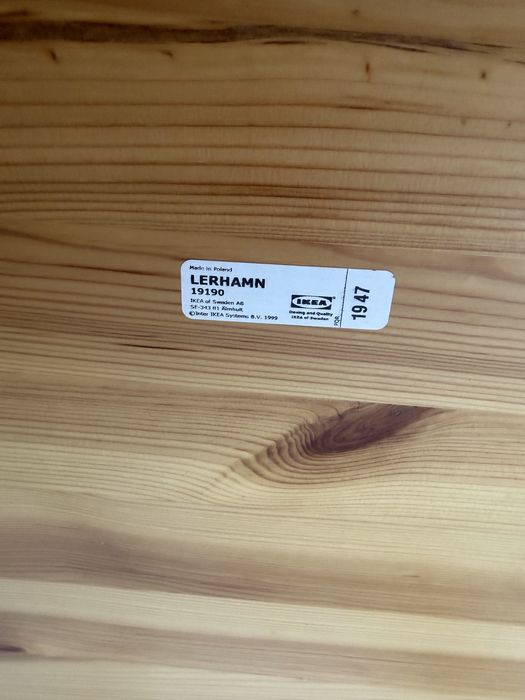 Conjunto de Jantar IKEA: Mesa LERHAMN + 4 Cadeiras ROSENTORP (Excelente Estado)