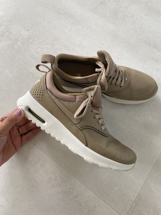 Buty nike aneakersy air max thea bezowe 37