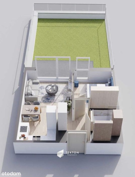 2 pokoje | Taras 56 m² | garaż | komórka - Widok 4