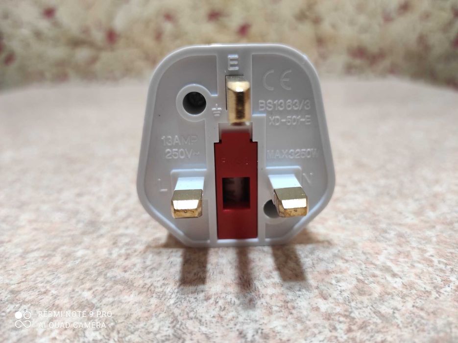 Adapter Przejściówka wtyczka UK EU 10 sztuk