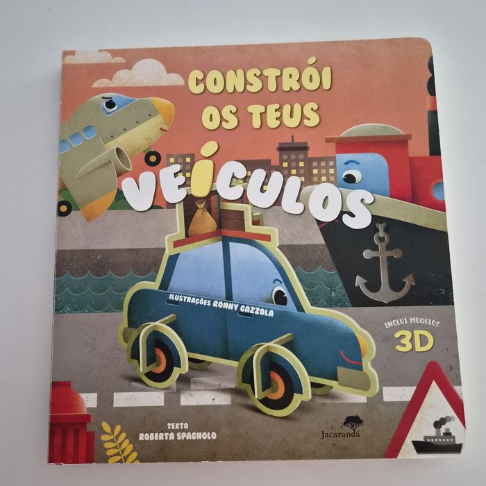 Livro Constrói os teus veículos 3D
