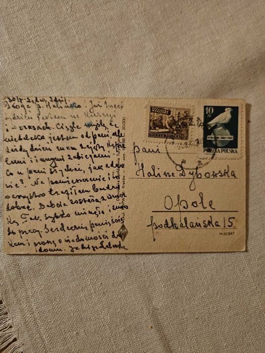 Stara pocztówka Lądek Zdrój z lat 50 tych