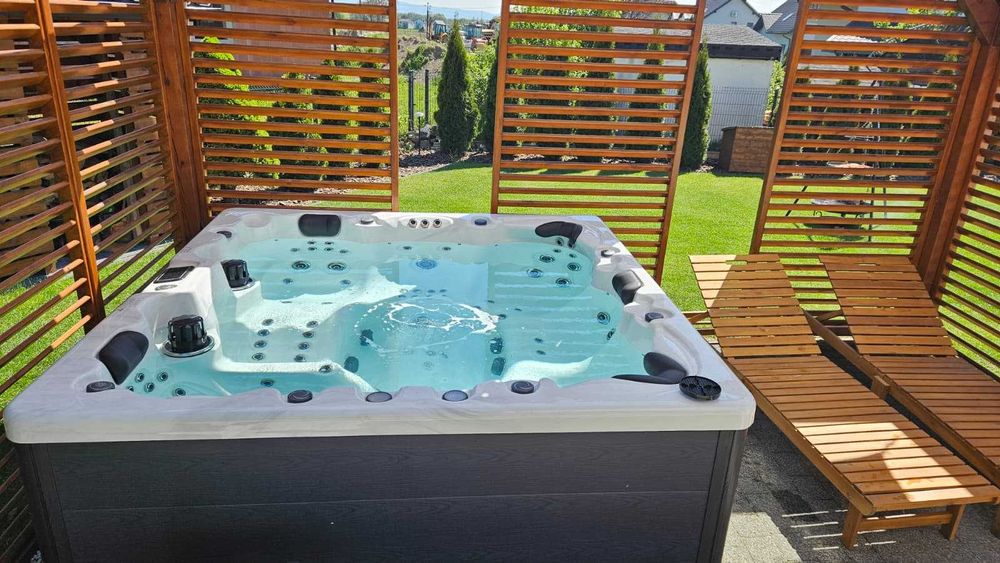 Jacuzzi ogrodowe wanna z hydromasażem SPA 6 os.