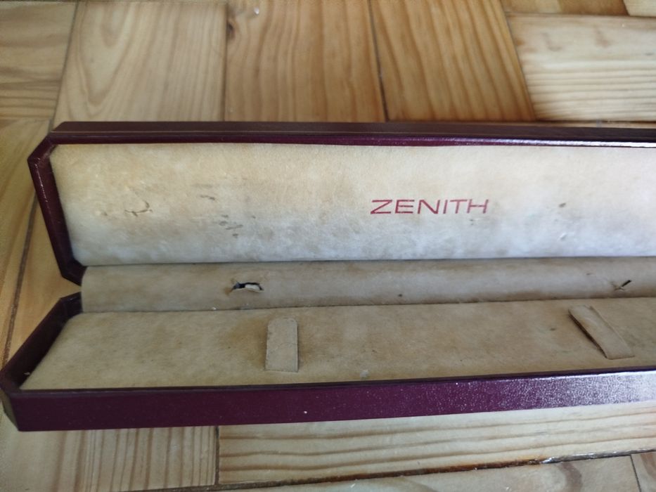 RARA caixa de relógio Zenith
