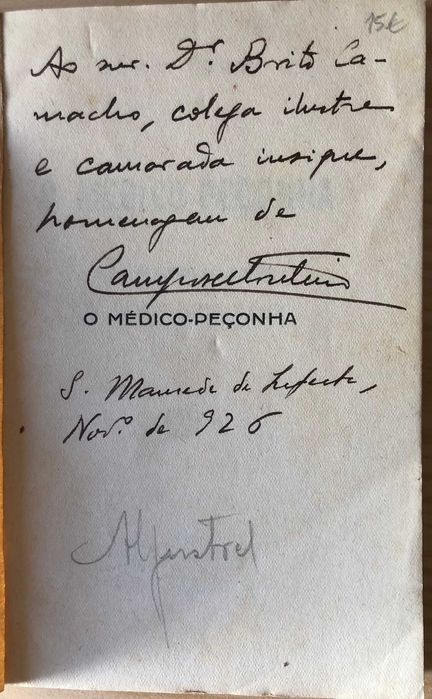 O Medico-Peçonha - Campos Monteiro - Dedic. ao Dr Brito Camacho