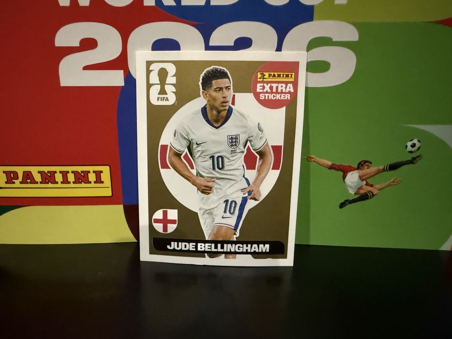 Cromo Legend Gold Jude Bellingham Mundial 2026 Panini