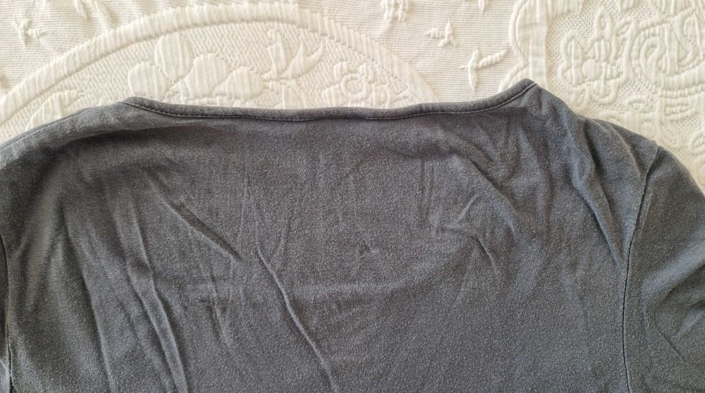 T-shirt Azul com manga curta, marca Noa Noa, tamanho S