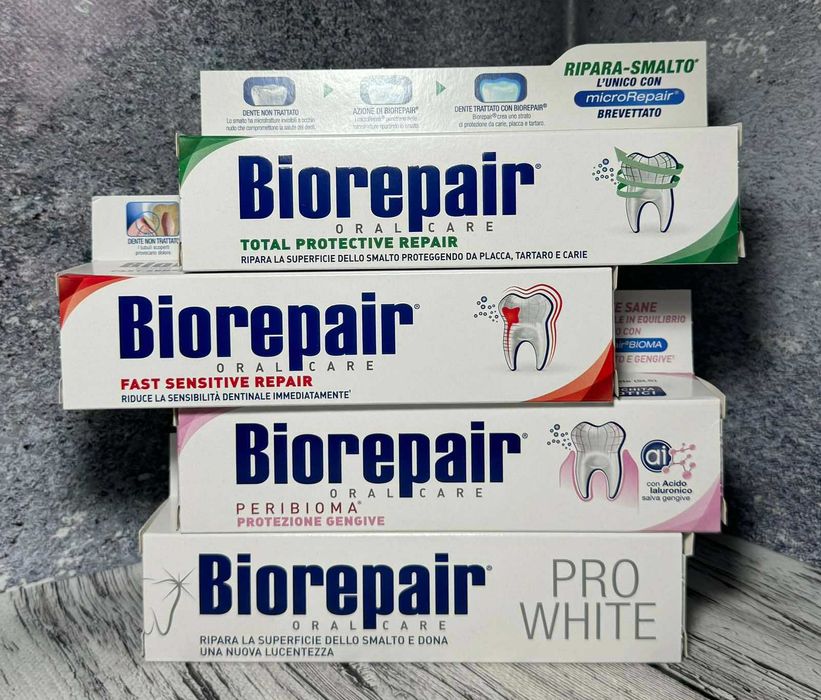 Зубна паста Biorepair 60 мл ,4 види(більше у описі)