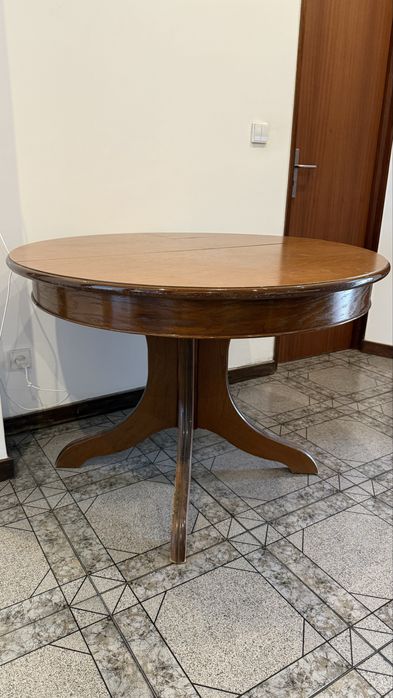 Mesa extensível redonda