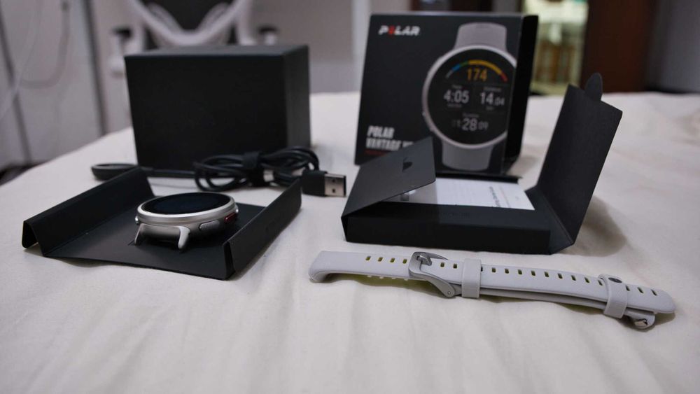 Relógio Smartwatch Polar Vantage V2 c/ Shift Adapter COMPLETO NA CAIXA