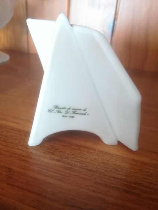 Marcador de mesa brasão de armas El-Rei D. Fernando II 1885/1985