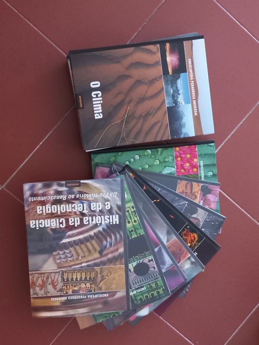Livros-enciclopédia ilustrada-ciência