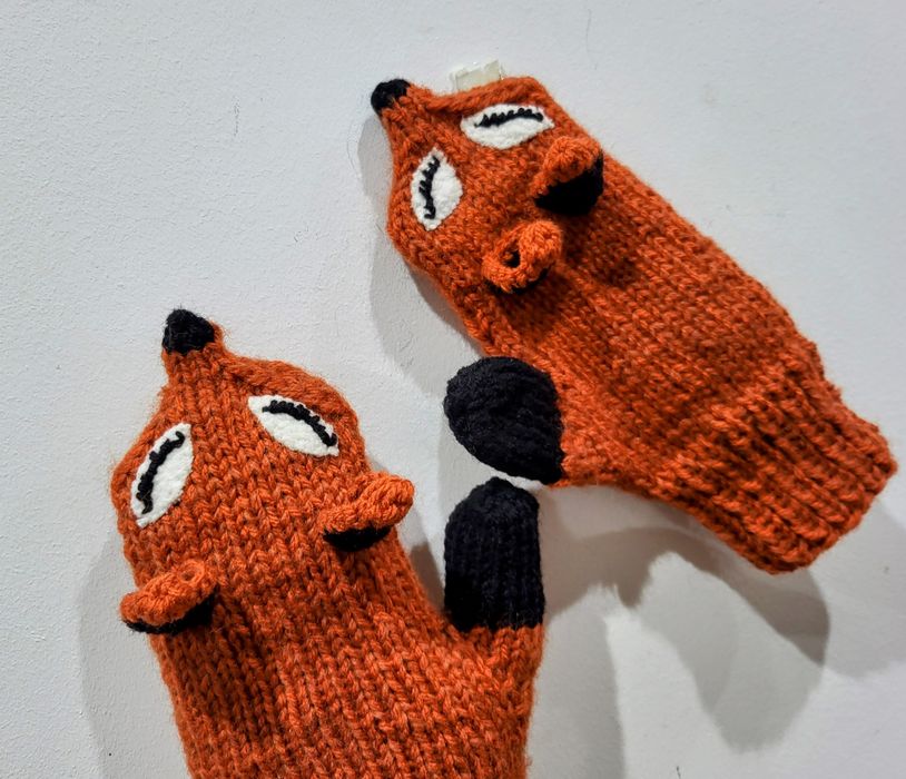 Rękawiczki z wełny merino handmade