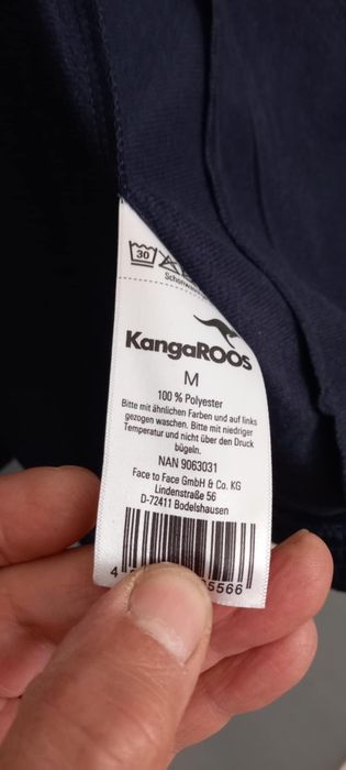 Granatowy męski dres KangaROOS,r.M/L