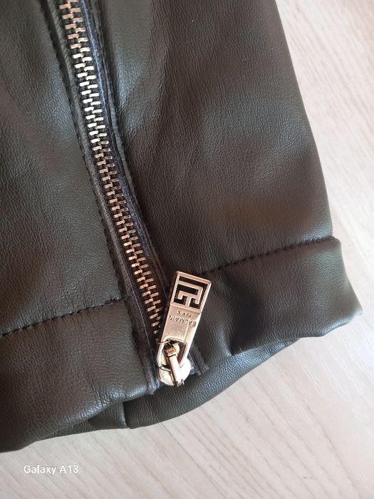 Balmain spodnie damskie skórkowe S