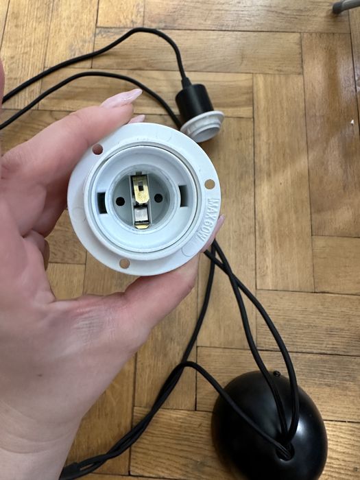 Lampa pająk Skylithining Wojciech Jureczko 240 V potrójna trzy kable