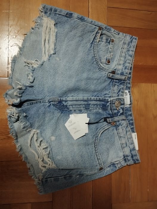 Krótkie spodenki damskie nowe Zara