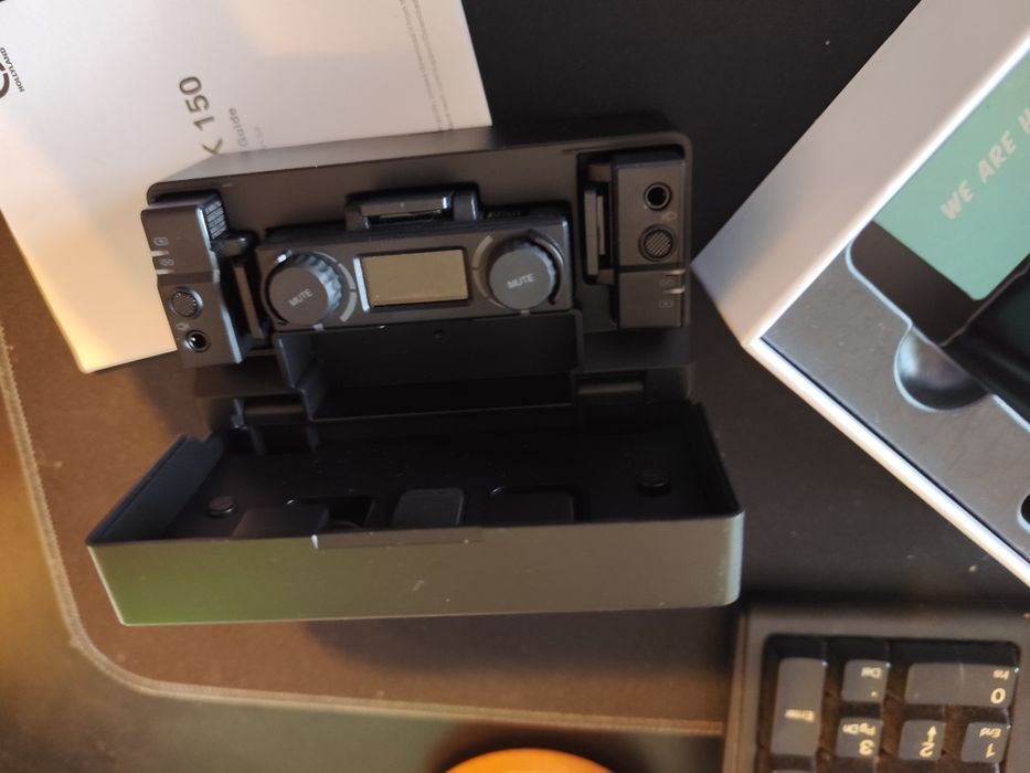 Microfone Lapela Lavalier Hollyland lark 150 duo