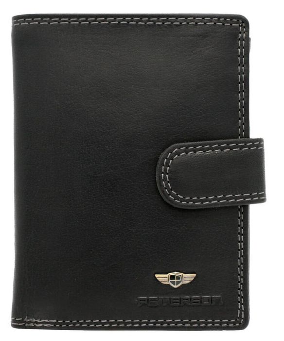 portfel męski skóra naturalna produkt  black