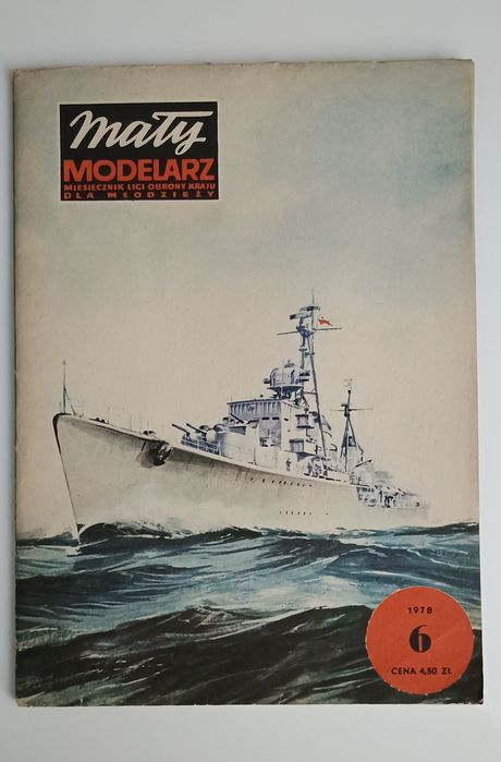 Mały Modelarz Niszczyciel ORP Grom 6 1978