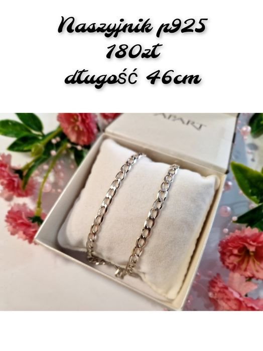 Srebrne naszyjniki