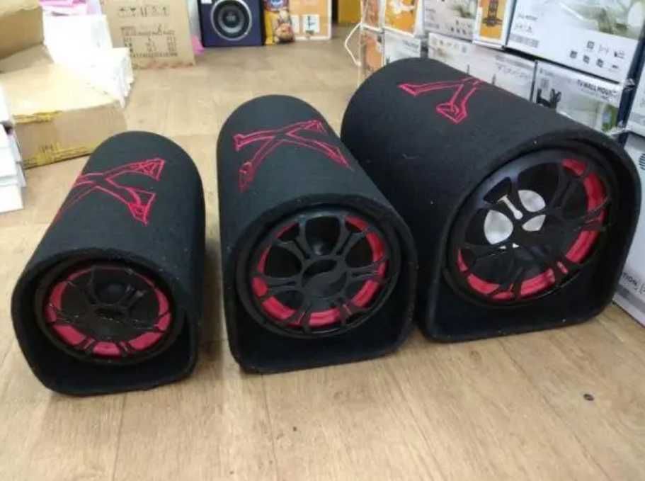 Сабуфер Активный автомобильный сабвуфер-колонка, самбуфер с блютуз