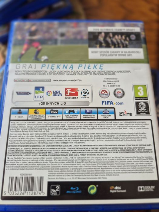 Gra Fifa 16 i PES 2016