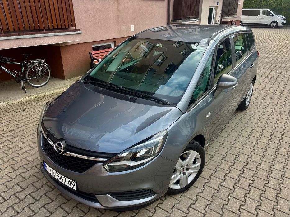 Opel Zafira LIFT, 1.4 Turbo Benzyna, Tylko 103 Tys Km, Klima, 2x PDC, Nawigacja