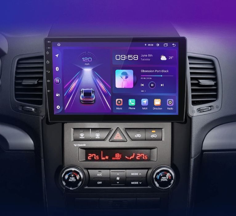 Radio Android 9” CarPlay Android Auto – Kia Sorento 2 XM 09–12 PL