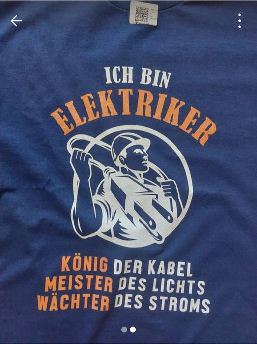 T shirt męski jestem elektrykiem