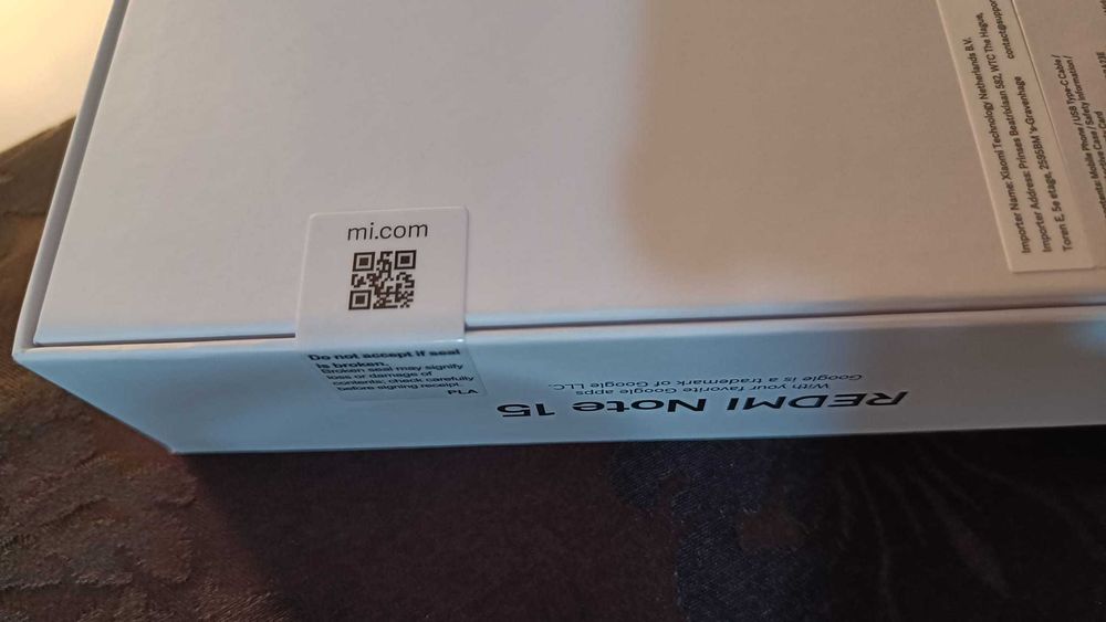 Redmi Note 15 256GB - Preto [POR ABRIR]